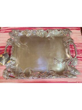 Arthur Court Butterfly Clutch Tray NWT